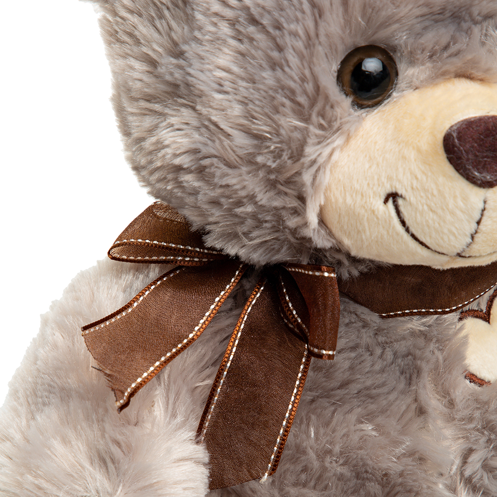 Медведь плюшевый серый 39х30