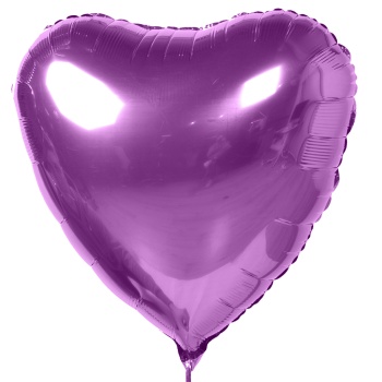 Фольгированный шар Сердце розовый