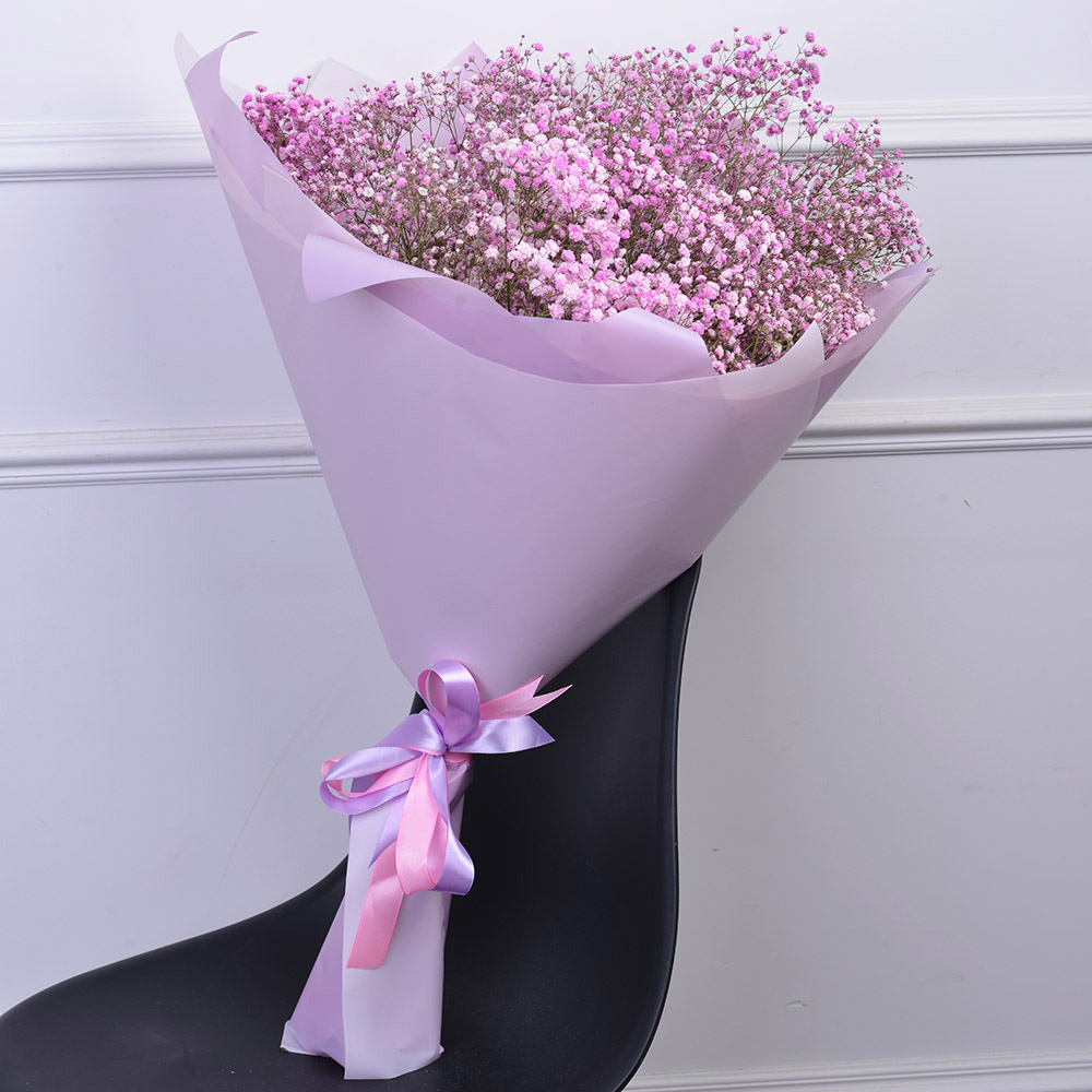 Букет из 11 розовых гипсофил